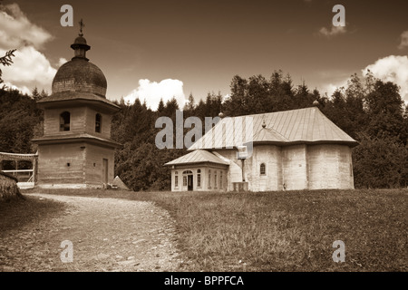 Tarcau hermitage in Neamt County, Romania. Stock Photo