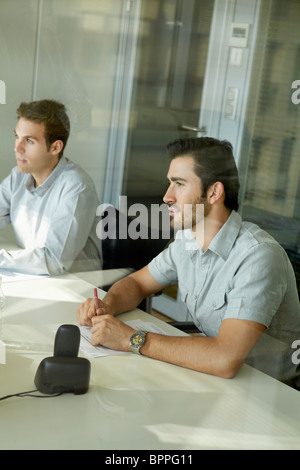 Two men in business meeting Stock Photo