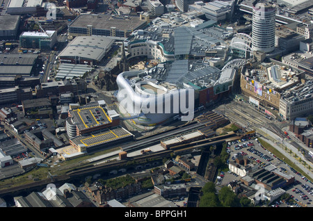 Aerial View Of The Bullring Shopping Centre In Birmingham During 