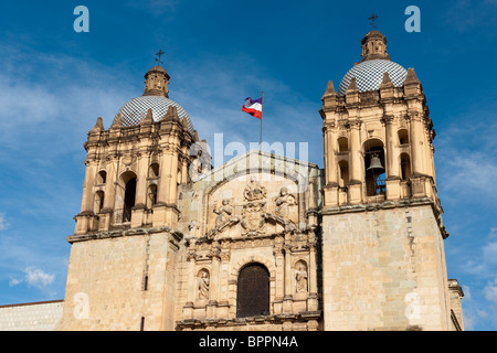 Mexican Baroque style Iglesia de Santo Domingo, Oaxaca, Mexico Stock Photo