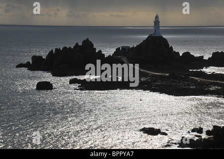 Corbiere Lighthouse, Jersey Stock Photo