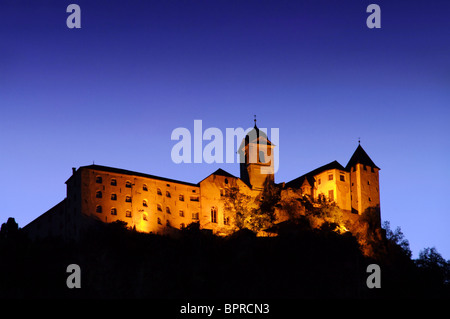 Kloster Saeben Nacht - Saeben Abbey night 02 Stock Photo