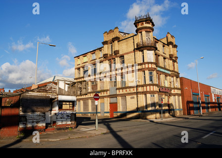 Langton Castle public house and hotel by Liverpool Docks in Bootle ...