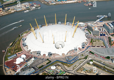 O2 arena on North Greenwich Peninsula Stock Photo