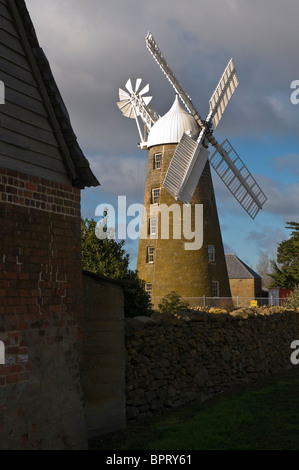 Restored old Callington Mill in Oatlands, Tasmania Stock Photo