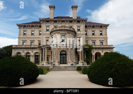 View of The Breakers Mansion from the side, Rhode Island Stock Photo