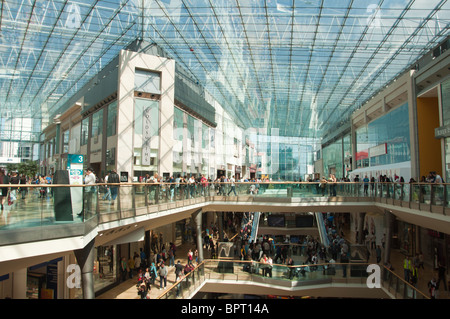 Interior Of Bullring Shopping Centre Mall Birmingham England Uk With 