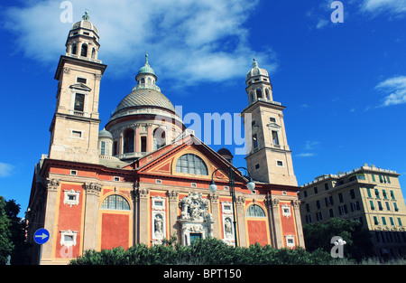 Basilica di Santa Maria Assunta (Genova) fu progettata nel 1522 dall'architetto perugino Galeazzo Alessi. Stock Photo