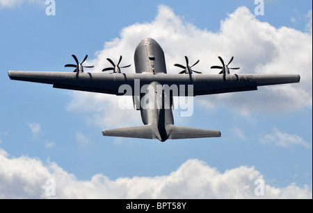 Lockheed C-130 Hercules military transport plane Stock Photo