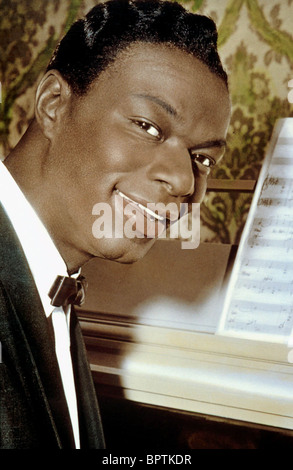 NAT KING COLE PIANIST & JAZZ SINGER (1955) Stock Photo