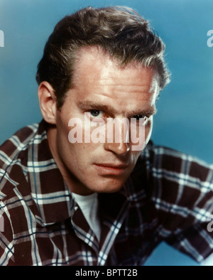 CHARLTON HESTON ACTOR (1955) Stock Photo