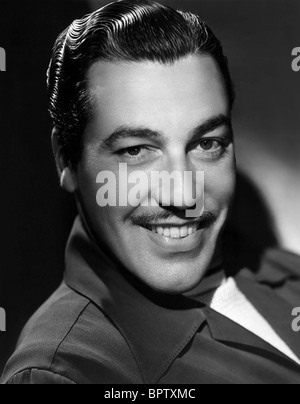 CESAR ROMERO ACTOR (1944) Stock Photo