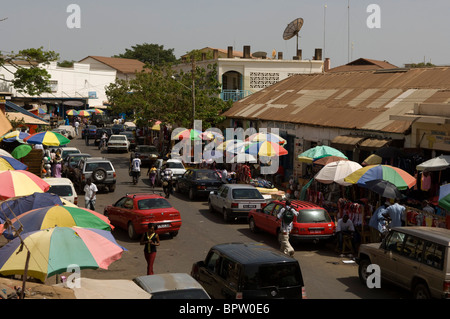 Albert market, Banjul, the Gambia Stock Photo