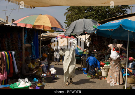 Albert market, Banjul, the Gambia Stock Photo