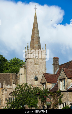 Lacock Church in Wiltshire Stock Photo