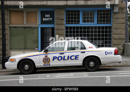 Transit police car, Vancouver, British Columbia, Canada Stock Photo