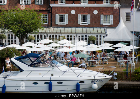 The Compleat Angler by Thames River, Marlow , Buckinghamshire, England, United Kingdom Stock Photo