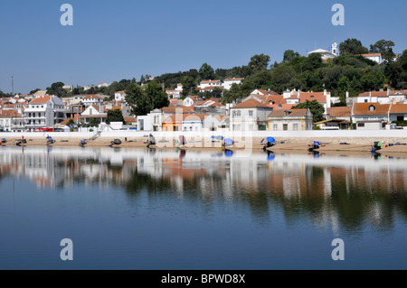 Competitors, 12th European Championships in freshwater angling, Sorraia river, Coruche, Portugal, September 2010 Stock Photo