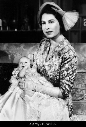 Queen Elizabeth II and Princess Anne with a pony at Balmoral Castle ...