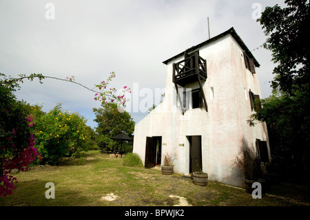 Exterior of Grenade Hall Forest Signal Station at Grenade Hall Forest and Signal Station Stock Photo