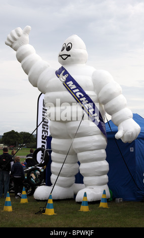 Giant inflatable Michelin man on display at Dunsfold Wings and Wheels 2010 Stock Photo