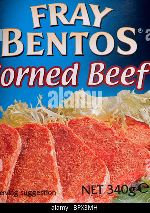 tin produce corned fray bentos beef brazil alamy