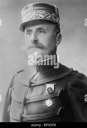 Portrait c1918 of French WW1 General Ferdinand Foch (1851 - 1929) - Marshal of France and Allied Supreme Commander in 1918. Stock Photo