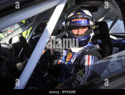 Scottish Formula One driver David Coulthard Red Bull stands the