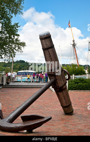 Mystic Seaport Museum, Mystic, Connecticut, USA Stock Photo