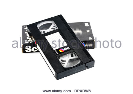 VHS video cassette Stock Photo