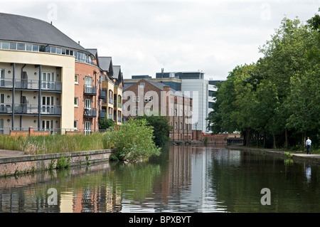 Nottingham Beeston canal, Nottingham, England, UK Stock Photo