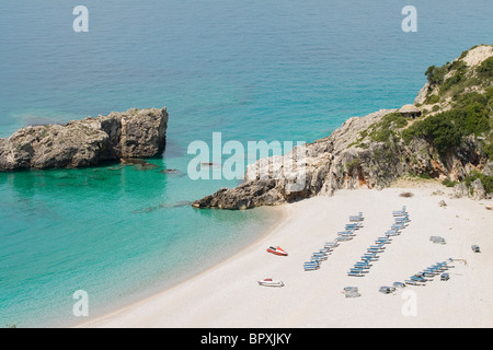 Sea in Albania. Stock Photo