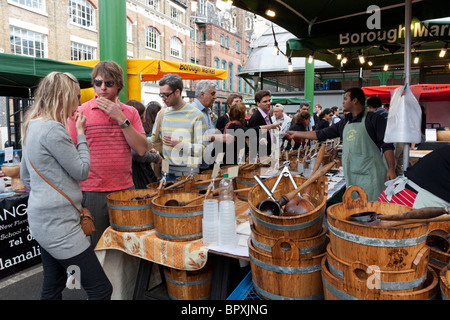 Olive Stall - Borough Market - Southwark - London Stock Photo