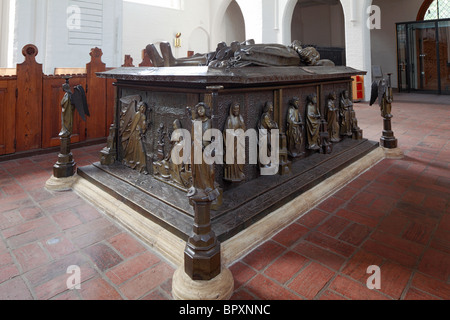 Grabmal der Herzogin Anna von Brandenburg und Friedrich I von Schleswig-Holstein-Gottorp in der Klosterkirche des ehemaligen Augustiner-Chorherrenstif Stock Photo