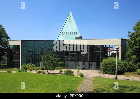 Evangelische Christuskirche in Dormagen, Niederrhein, Nordrhein-Westfalen Stock Photo