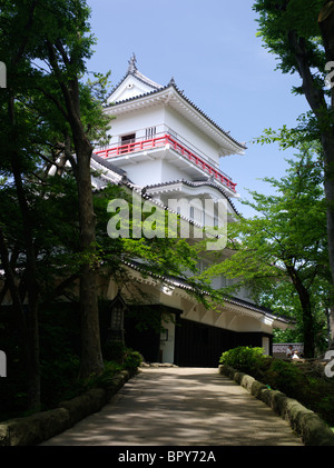 Osumiyagura Turret of Kubota Castle, Senshu Park, Akita City Stock Photo