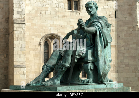 Constantine Statue in York Stock Photo