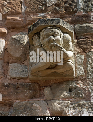 grotesques at Rufford Abbey, Nottinghamshire Stock Photo