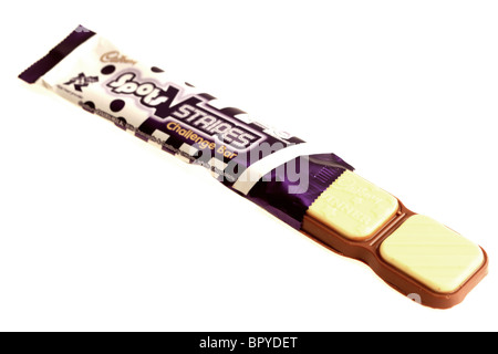 Cadbury Spot and Stripes Chocolate Bar Stock Photo