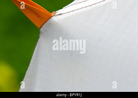 Detail of tent material. Stock Photo