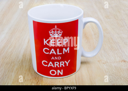 Novelty tea or coffee mug Stock Photo