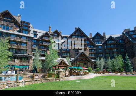 The Ritz-Carlton Hotel Bachelor Gulch on Beaver Creek Mountain Colorado Stock Photo