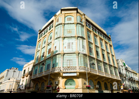 Casa de los Cristales by the Modernist style architect Enrique Nieto . Melilla.Spain. Stock Photo