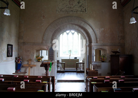 St James church, Upper Wield, Hampshire, England. Stock Photo