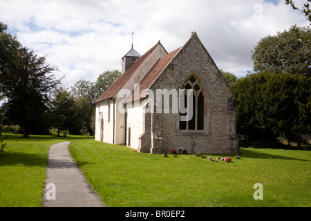 St James church, Upper Wield, Hampshire, England. Stock Photo