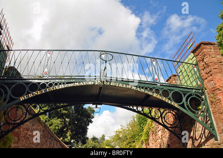 Bridge on the city walls of Exeter Stock Photo