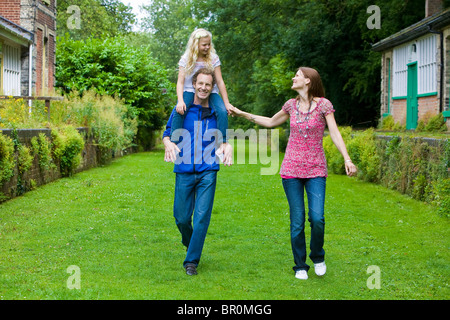 Model Release Family lifestyle Copyright : www.georgeimpeyphotographer.co.uk Stock Photo