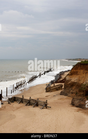 Happisburgh Beach in Norfolk, UK Stock Photo