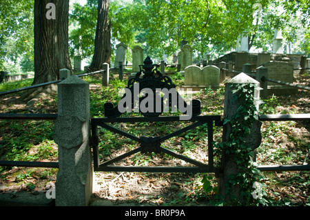 The Trinity Church Cemetery and Mausoleum in the New York neighborhood Washington Heights Stock Photo