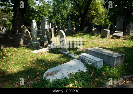 The Trinity Church Cemetery and Mausoleum in the New York neighborhood Washington Heights Stock Photo